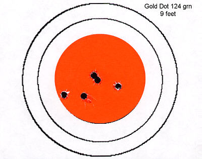Gold Dot 124 grn 9 feet