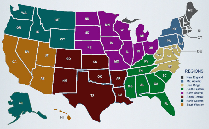 Rally Point Regions Map